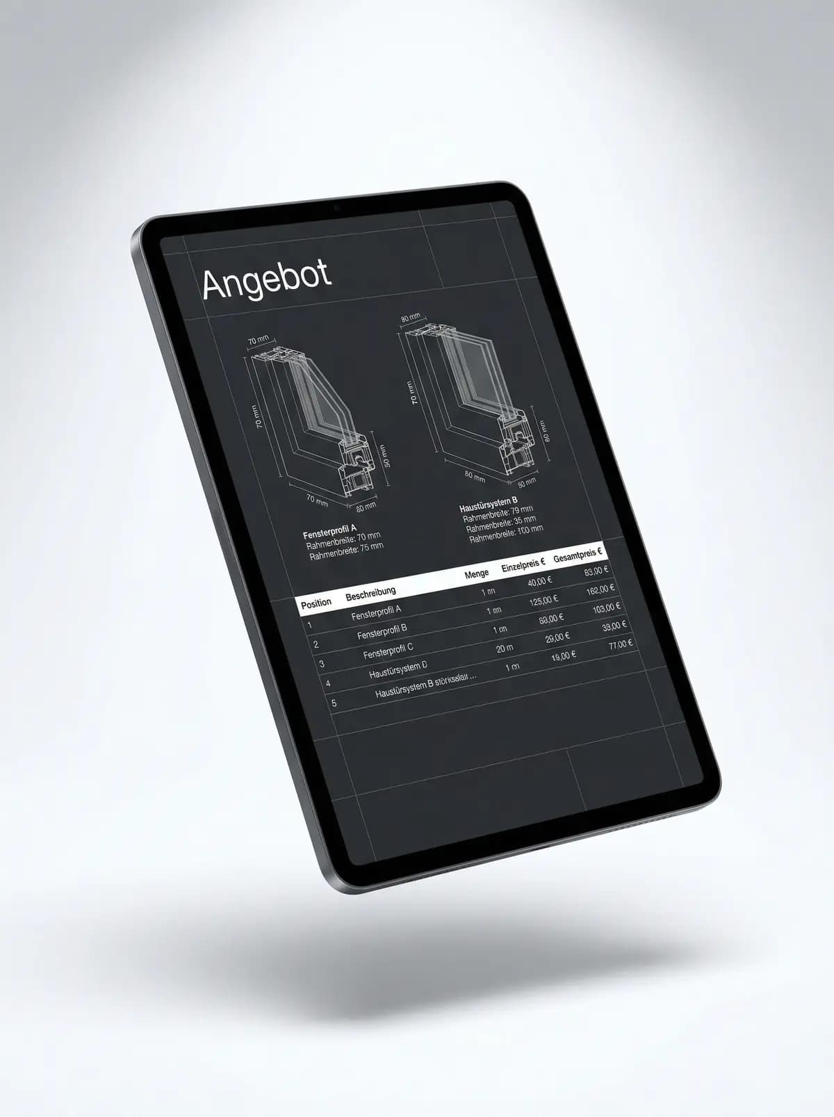 Generiertes Angebot — Beispiel